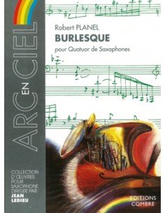 PLANEL R.-Burlesque für 4 Saxophone