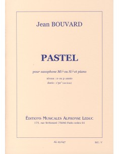 BOUVARD J.-Pastell für Es- oder B-Saxophon und Klavier