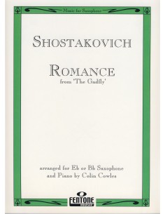 SHOSTAKOVICH D.-Romanza da "El Tabano" per sassofono contralto e pianoforte (Cowles)