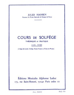 HANSEN J.-Cours de Solfeges (Intermediate Level)