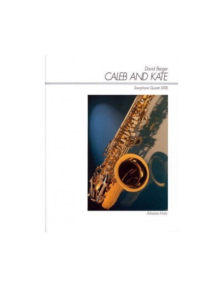 BERGER D.-Caleb e Kate per 4 sassofoni