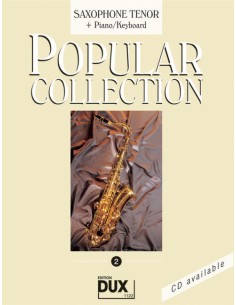 HIMMER A.-Popular Collection Vol.2 pour saxophone ténor et piano