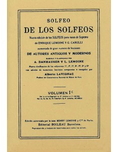 LEMOINE E.-Solfeo de los Solfeos 1ºC