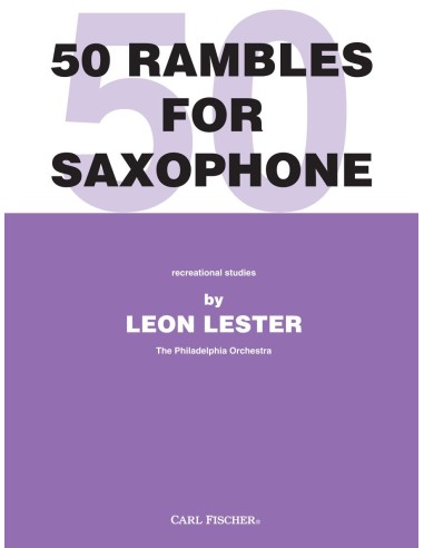 LESTER L.-Rambles (50) pour saxophone