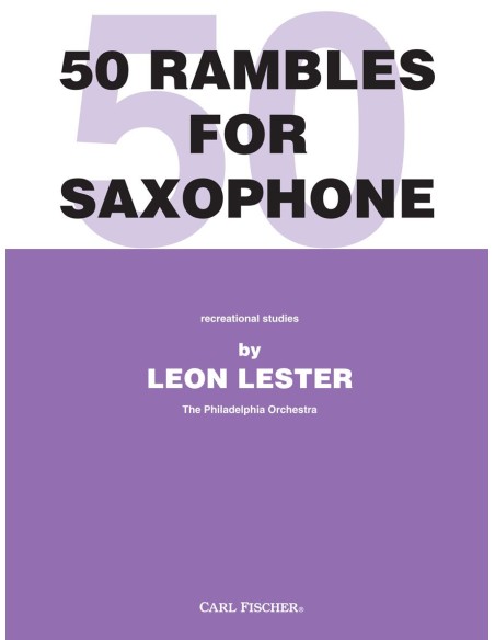 LESTER L.-Rambles (50) pour saxophone