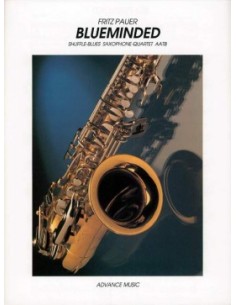 PAUER F.-Blueminded für 4 Saxophone