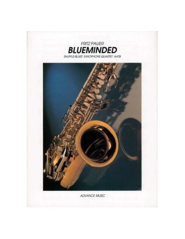 PAUER F.-Blueminded für 4 Saxophone