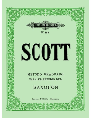 SCOTT R.-Method for Saxophone (Iberian)