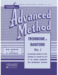 RUBANK-Advanced Method for Trombone Vol.1 (Voxman/Gower)