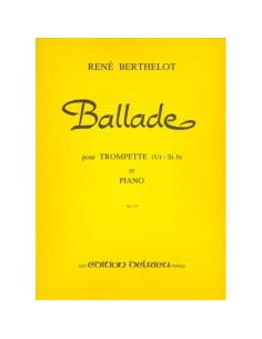 BERTHELOT R.-Ballade pour trompette et piano