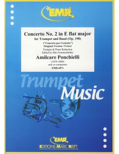 PONCHIELLI, A.-Konzert Nr. 2 Es-Dur für Trompete und Klavier (Urtext) (Sommenhalder)