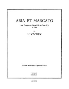 VACHEY H.-Aria et Marcato for Trumpet and Piano