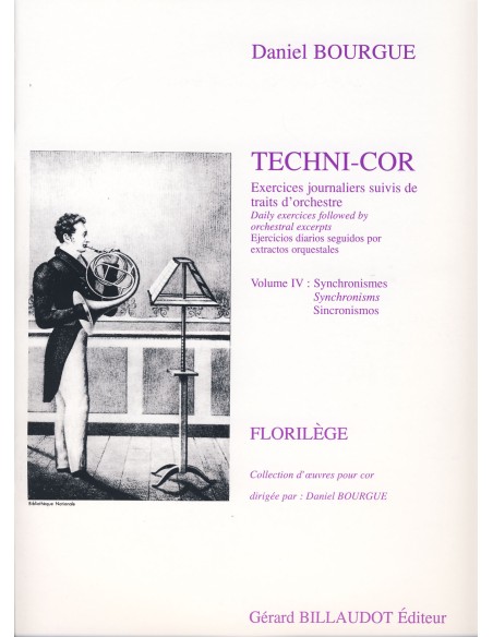 BOURGUE D.-Techni Cor Vol.4: Synchronismen für Horn