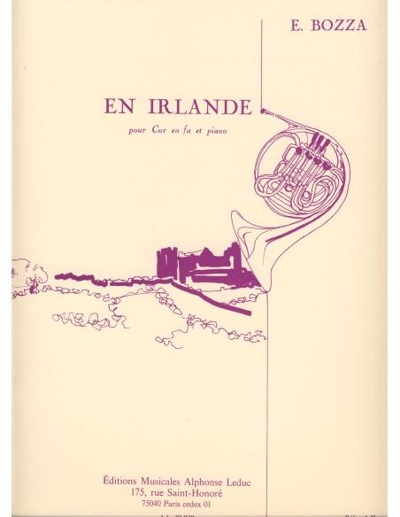 BOZZA E.-In irlandese per corno e pianoforte