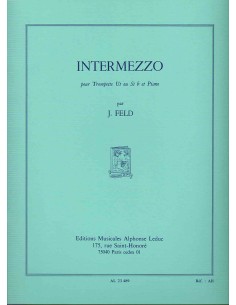 FELD J.-Intermezzo per Tromba e Pianoforte