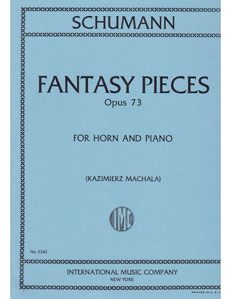 SCHUMANN R.-Fantasy Pieces Op.73 per corno e pianoforte (Machala)