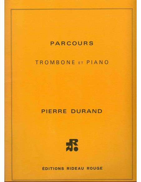 DURAND P.-Parcours per trombone e pianoforte