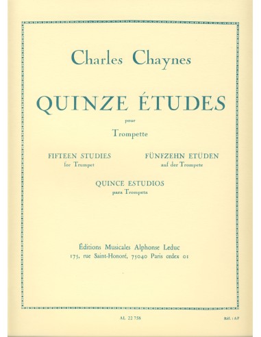 CHAYNES C.-Studi (15) per Tromba