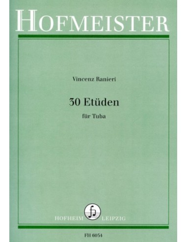 RANIERI V.-Studies (30) for Tuba (Meschke)