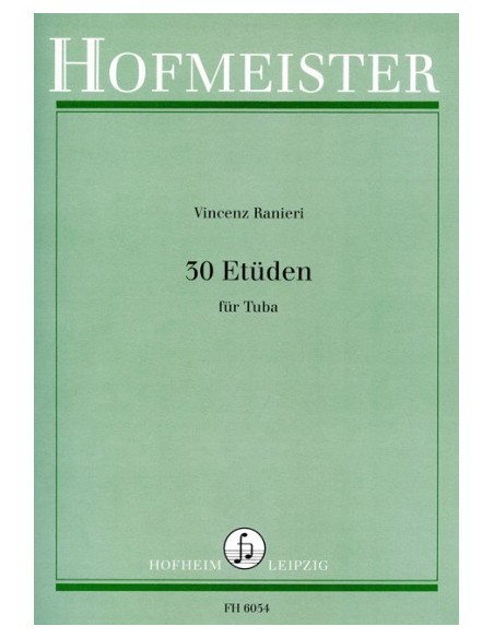 RANIERI V.-Studies (30) for Tuba (Meschke)