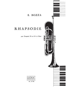 BOZZA E.-Rhapsodie per Tromba e Pianoforte