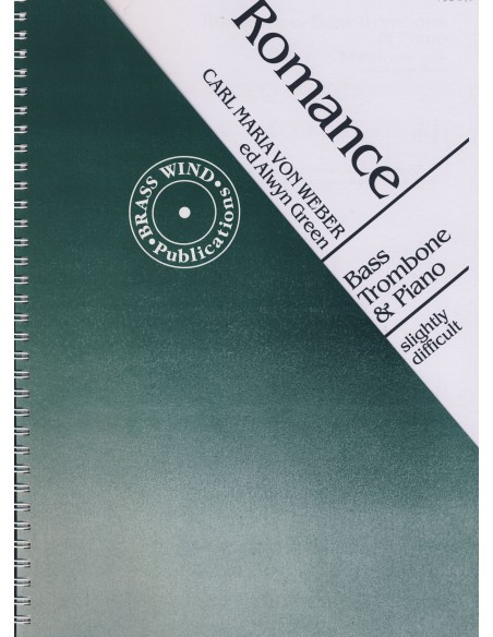 WEBER C.M.-Romance per trombone basso e pianoforte (Mowat)