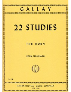 GALLAY J.F.-Studi (22) per Corno (Cerminaro)