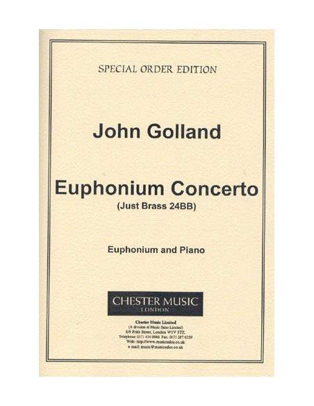GOLLAND J.-Concerto per eufonio e pianoforte