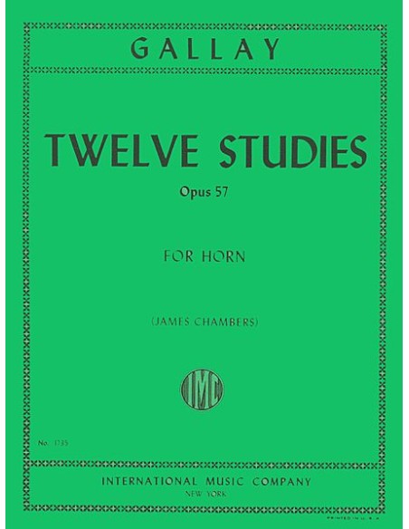 GALLAY J.F.-Studi (12) Op.57 per corno (Chambers)