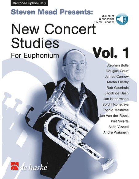 MEAD S.-New Concert Studies Vol.1 for Euphonium (BC) (Audio Online)