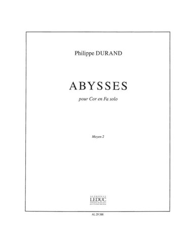 DURAND P.-Abissi per corno in Fa