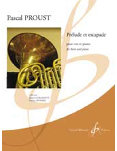PROUST P.-Prelude et Escapade per corno e pianoforte
