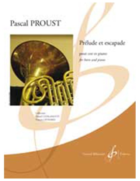 PROUST P.-Prelude et Escapade per corno e pianoforte
