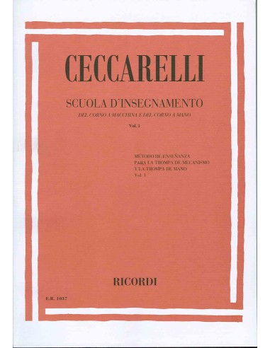CECCARELLI M.-Méthode denseignement Vol.1 pour cor