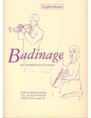 BOZZA E.-Badinage per Tromba e Pianoforte