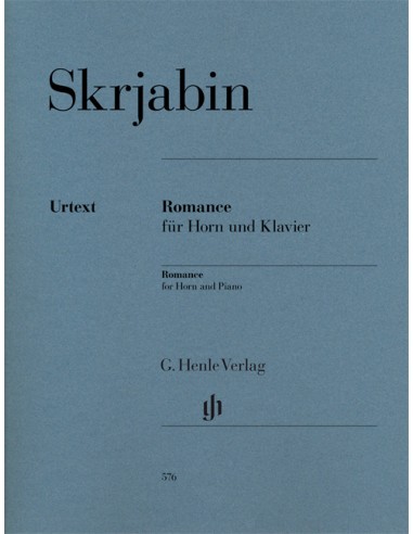SCRIABIN A.-Romanza per corno e pianoforte (Urtext)