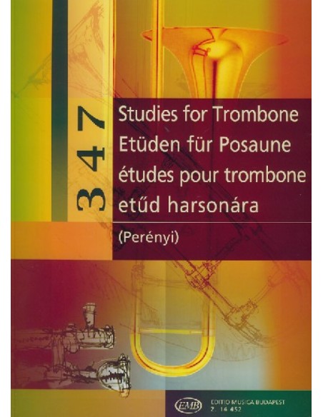 PERENYI E.-Etudes (347) pour trombone