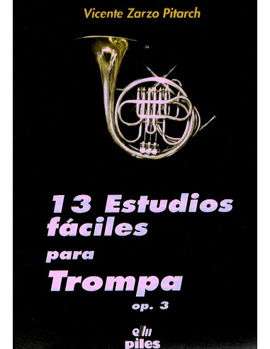 ZARZO V.-Studi Facili (13) Op.3 per Corno