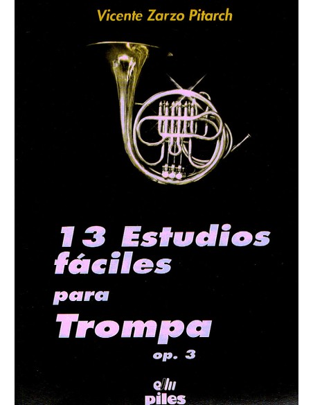 ZARZO V.-Studi Facili (13) Op.3 per Corno