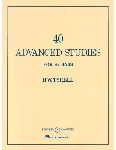 TYRELL H.W.-Advanced Studies for Bb Tuba (Trombone)
