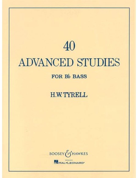 TYRELL H.W.-Advanced Studies for Bb Tuba (Trombone)