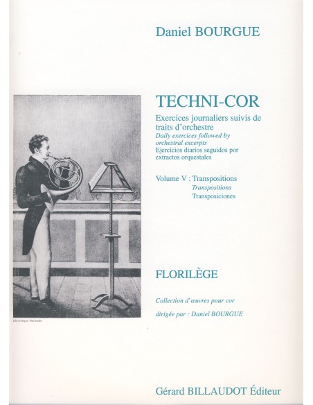 BOURGUE D.-Techni Cor Vol.5: Trasposizioni per corno