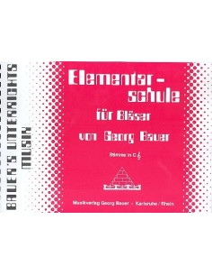 BAUER G.-Elementar Schule (Method) Instruments in C (treble clef)