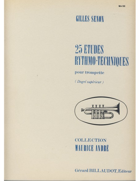 SENON G.-Etudes Rhythmo Techniques (25) per Tromba