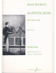 BOURGUE D.-Petites Duos (16) für 2 Hörner