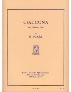 BOZZA E.-Ciaconna per Trombone e Pianoforte