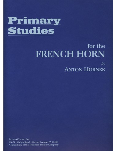 HORNER A.-Primary Studies for Horn
