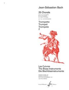 BACH J.S.-CHORÄLE (25) für 2 oder 3 Trompeten (Cui)