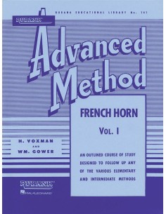 RUBANK-Advanced Method für Waldhorn Vol.1 (Voxman/Gower)