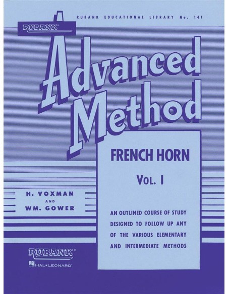 RUBANK-Advanced Method für Waldhorn Vol.1 (Voxman/Gower)
